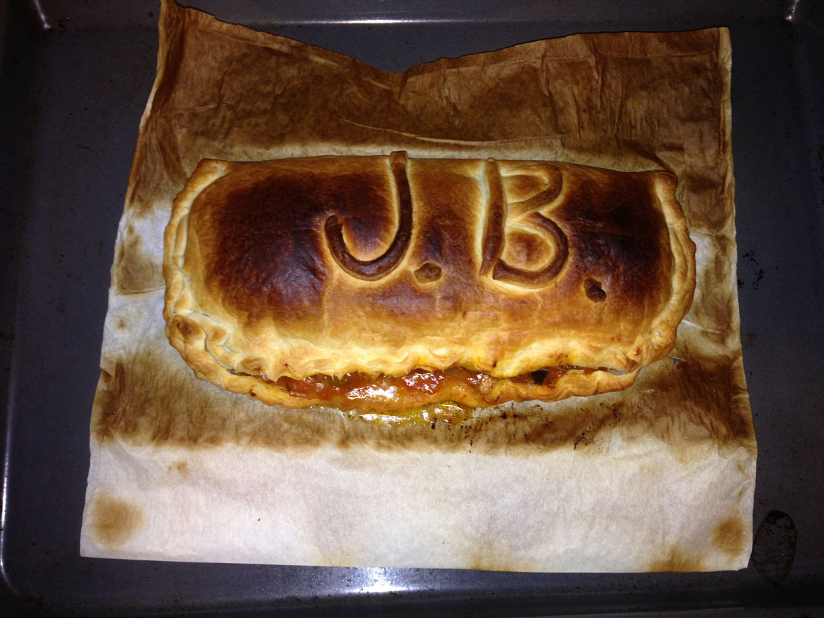Empanada de pisto y atún